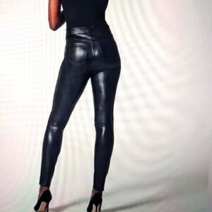SPANX Leather-Like Ankle Skinny Pants